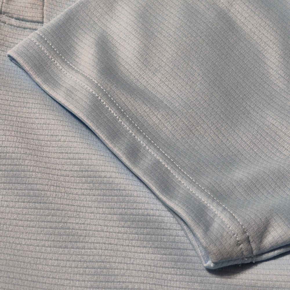 NWT Under Armour Large Men's Short Sleeve Sky Blue Polo Shirt - Picture 6 of 11